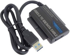 PremiumCord PremiumCord USB 3.0 - SATA + IDE adaptér s kabelem - rozbalené