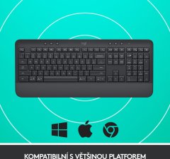 Logitech Signature K650, šedá