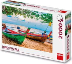 DINO Puzzle Rybárske loďky 2000 dielikov