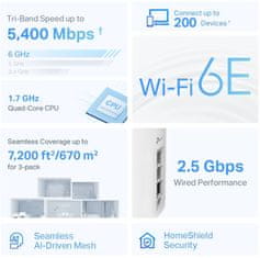 TP-LINK TP-LINK Deco XE75 Pro, 3ks