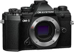 OM Systems OM SYSTEM OM-5, černá - rozbalené