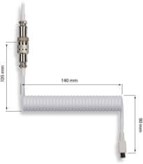 Yenkee Yenkee YCU COIL WE, USB-C/USB-A, bílý