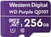 WD Micro SDXC Purple Class 10 - 256GB, fialová