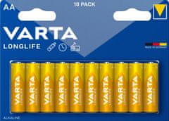 VARTA VARTA baterie Longlife AA, 10ks (Double Blister)