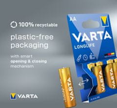 VARTA VARTA baterie Longlife AA, 10ks (Double Blister)