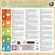 EDUCA Drevené puzzle Leví kráľ 2x25 dielikov