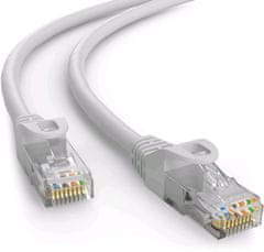 C-Tech C-TECH kabel UTP, Cat6, 0.5m, šedá