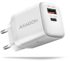 AXAGON AXAGON síťová nabíječka ACU-PQ30, USB-A, USB-C, PD, QC4+, 30W, bílá