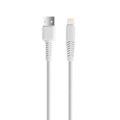 setty. USB kábel USB- Lightning 3 m 2A KSA-L-320 biely (GSM171578)