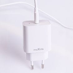 maXlife MXTC-06-20C PD QC nabíjačka USB-C s káblom USB-C na Lightning 20W (OEM0101313)