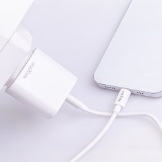 maXlife MXTC-06-20AC PD QC nabíjačka USB-C a USB s káblom UBS-C - Ligntning 20W (OEM0101314)