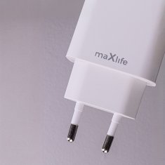 maXlife MXTC-06-20AC PD QC nabíjačka USB-C a USB s káblom UBS-C - Ligntning 20W (OEM0101314)