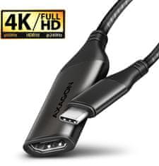 AXAGON AXAGON RVC-HI2M, USB-C -> HDMI 2.0a redukce / adaptér, 4K/60Hz HDR10