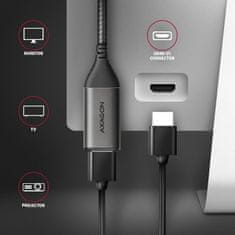 AXAGON AXAGON RVC-HI2M, USB-C -> HDMI 2.0a redukce / adaptér, 4K/60Hz HDR10