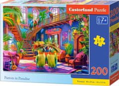 Castorland Puzzle Papagáje v raji 200 dielikov