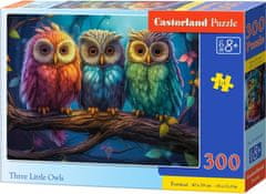 Castorland Puzzle Tri malé sovy 300 dielikov