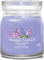 Yankee Candle Vonná sviečka Signature in glass medium Lilac Blossoms 368g