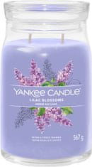 Yankee Candle Vonná sviečka Signature in glass large Lilac Blossoms 567g