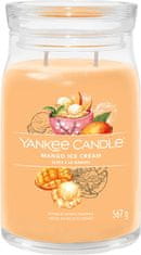 Yankee Candle Vonná sviečka Signature in glass large Mango Ice Cream 567g