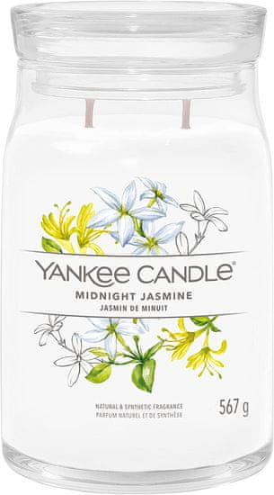 Yankee Candle Vonná sviečka Signature in glass large Midnight Jasmine 567g