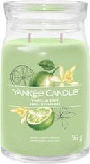 Yankee Candle Vonná sviečka Signature in glass large Vanilla Lime 567g