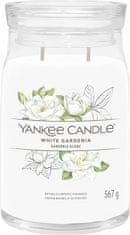 Yankee Candle Vonná sviečka Signature in glass large White Gardenia 567g