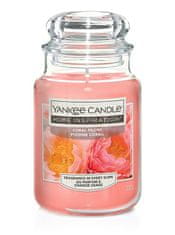 Yankee Candle Classic Vonná sviečka v skle veľká Coral Peony 538 g