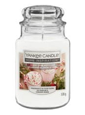 Yankee Candle Classic Vonná sviečka v skle veľká Candy Cane Milkshake 538 g