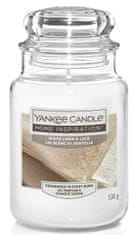 Yankee Candle Classic Vonná sviečka v skle veľká White Linen & Lace 538 g