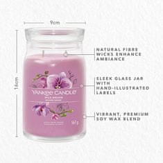 Yankee Candle Vonná sviečka Signature in glass large Wild Orchid 567g