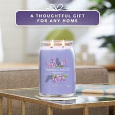 Yankee Candle Vonná sviečka Signature in glass large Lilac Blossoms 567g