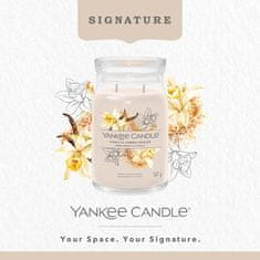 Yankee Candle Vonná sviečka Signature in glass large Vanilla Creme Brulee 567g