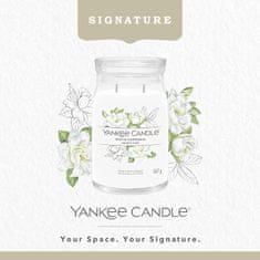 Yankee Candle Vonná sviečka Signature in glass large White Gardenia 567g