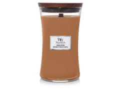 Woodwick Vonná sviečka s dreveným knôtom veľká Santal Myrrh 609 g