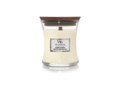 Woodwick Vonná sviečka s dreveným knôtom malá Island Coconut 85 g