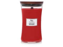 Woodwick Vonná sviečka s dreveným knôtom veľká Crimson Berries 609 g