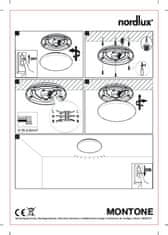 NORDLUX NORDLUX stropné svietidlo Montone 25 2700K 8W LED biela 49936101