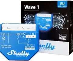 Shelly Shelly Wave 1, spínací modul, Z-Wave