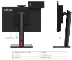 Lenovo Lenovo ThinkCentre Tiny-In-One 24 Gen 5 - LED monitor 23,8" - zánovné