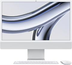 Apple Apple iMac 24" 4,5K Retina /M3 8-core/8GB/256GB SSD/8-core GPU, stříbrná