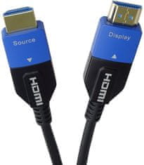 PremiumCord PremiumCord Ultra High Speed HDMI 2.1 optický kabel 8K@60Hz 4K@120Hz 7m zlacený