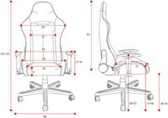 Diablo Chairs Diablo X-Starter, RGB LED, černá