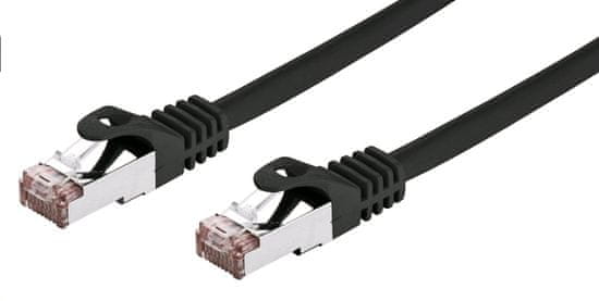 C-Tech C-TECH kabel patchcord Cat6, FTP, 0.25m, černá