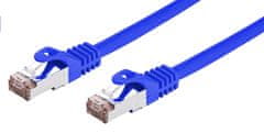 C-Tech C-TECH kabel patchcord Cat6, FTP, 2m, modrá