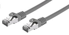 C-Tech C-TECH kabel patchcord Cat7, S/FTP, 1m, šedá