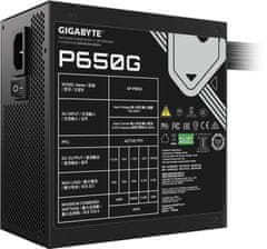 GIGABYTE GIGABYTE GP-P650G- 650W