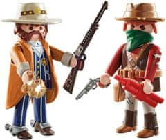 Playmobil 71508 Bandita a šerif