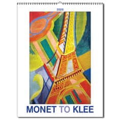 Nástenný kalendár Monet to Klee 2025