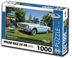 RETRO-AUTA© Puzzle č. 57 Volga Gaz 24 VB (1977) 1000 dielikov