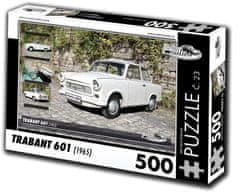 RETRO-AUTA© Puzzle č. 23 Trabant 601 (1965) 500 dielikov